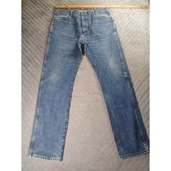 Wrangler Other - Wrangler FR Flame Resistant Original Fit Jeans 40x36 Blue Denim 10FR15MWZ